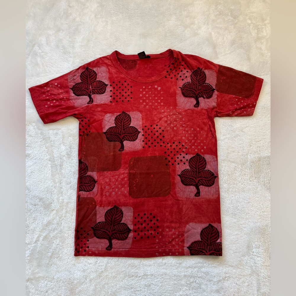 People Tree Tee T Shirt Small Rare Red